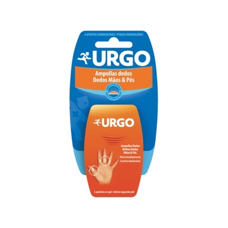 URGO AMPOLLAS HIDROCOLOIDE DEDOS 6 UNIDADES