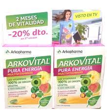 ARKOVITAL PURA ENERGIA 30 COMPRIMIDOS DUPLO